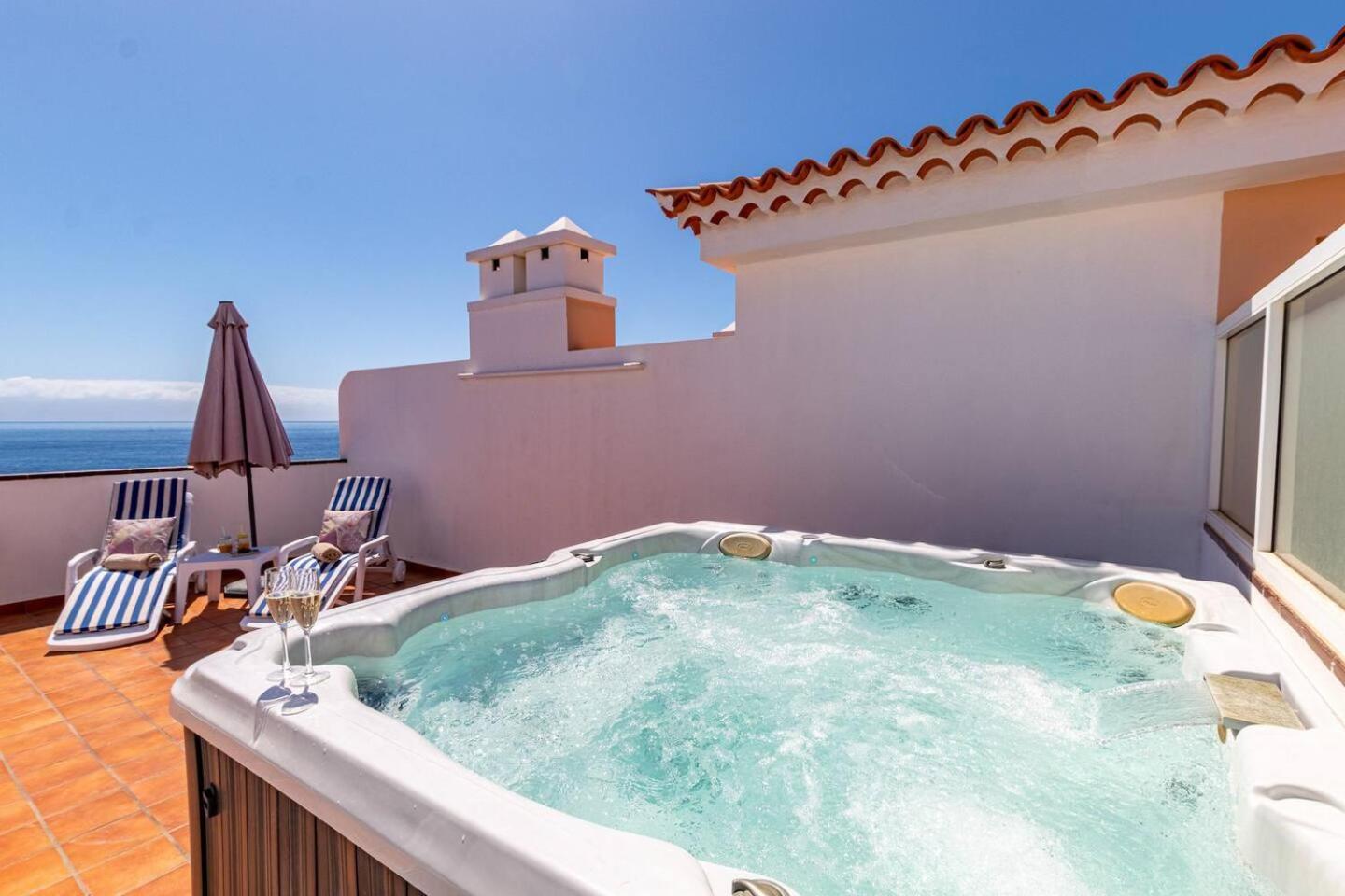 Penthouse Apt With Jacuzzi By Dream Homes Tenerife بويرتو دي سانتياغو المظهر الخارجي الصورة
